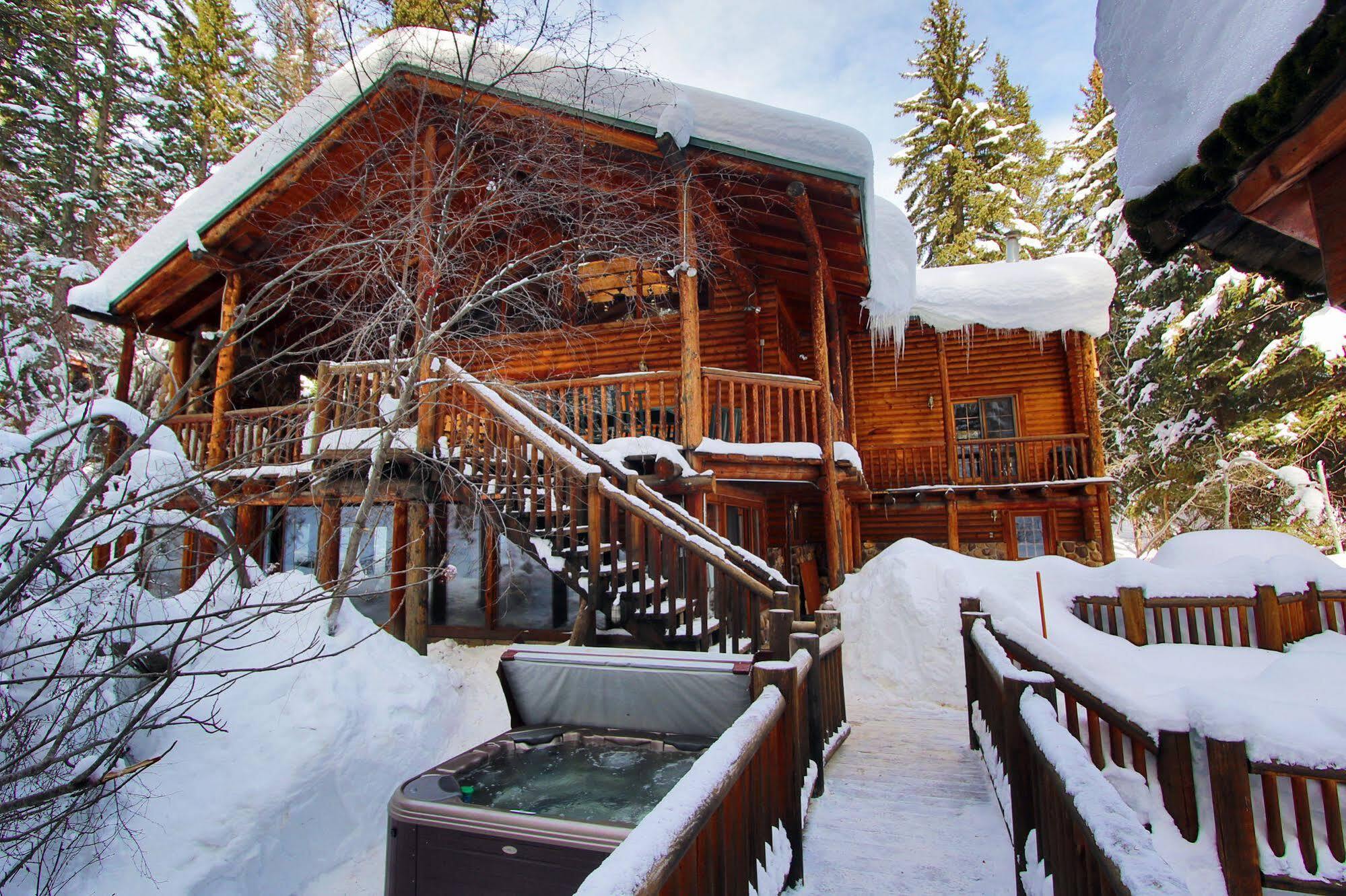 Log Cabin On The Stream Sundance Exterior foto